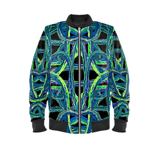 Bomber Jacket in electric multi