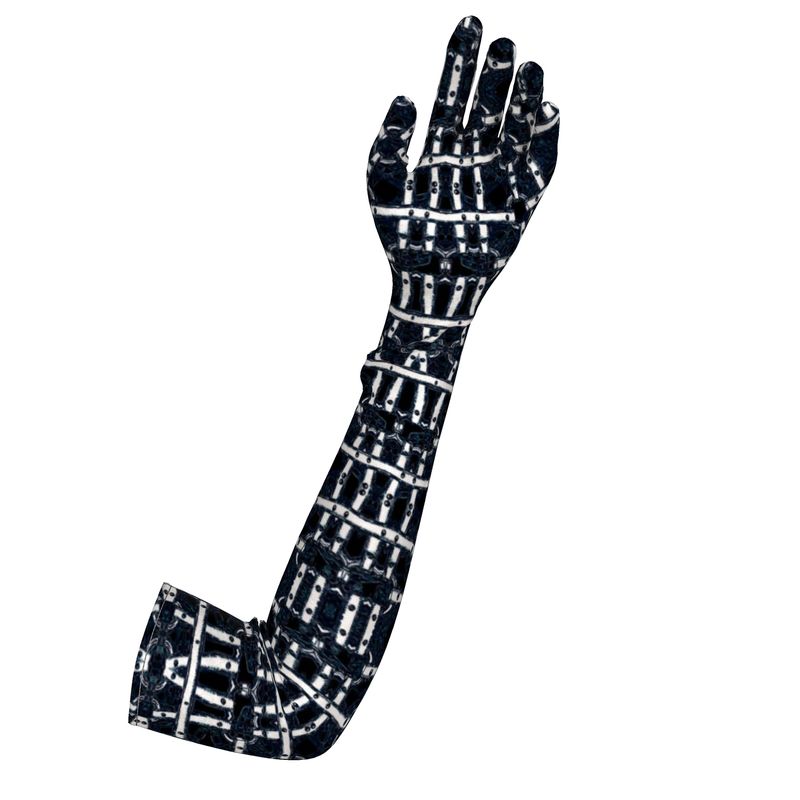 Long Gloves in harness white
