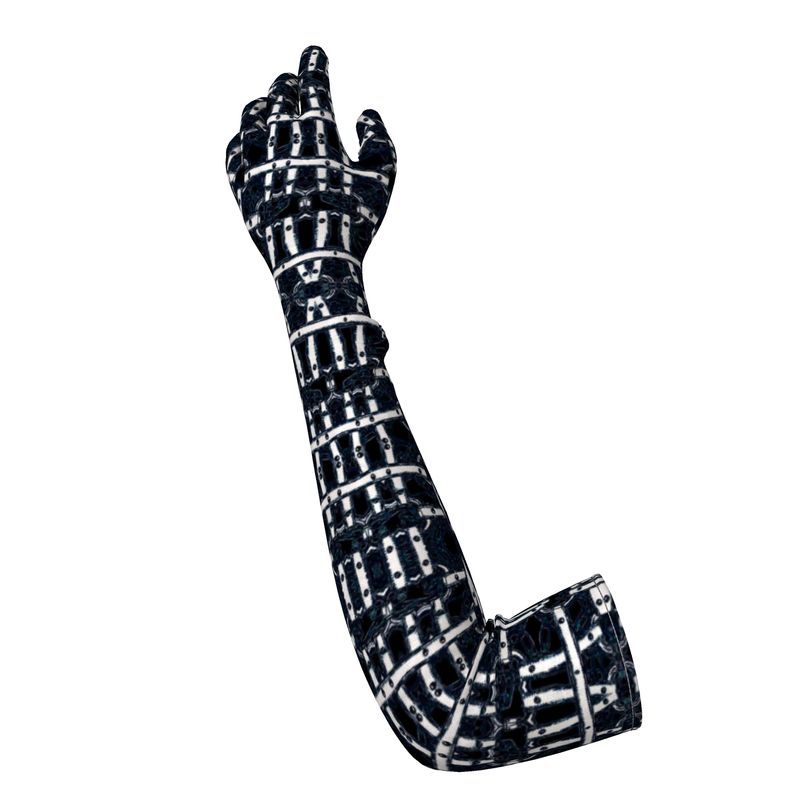 Long Gloves in harness white