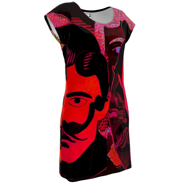 Tunic T Shirt Dress in Aubrey Pink