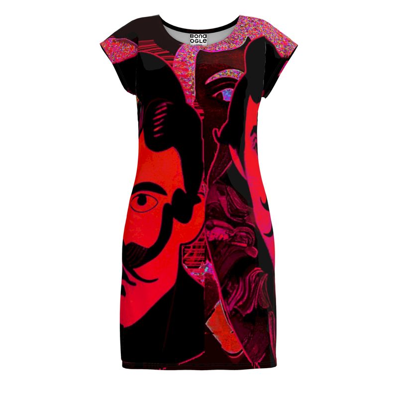 Tunic T Shirt Dress in Aubrey Pink