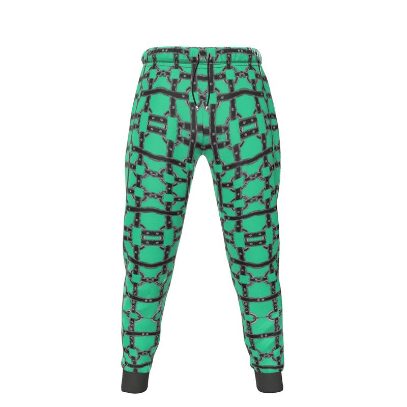 Jogging Bottoms in horseman 1 teal green.