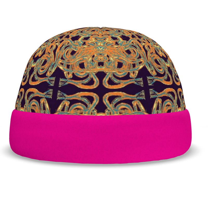 Beanie in electric colour 1