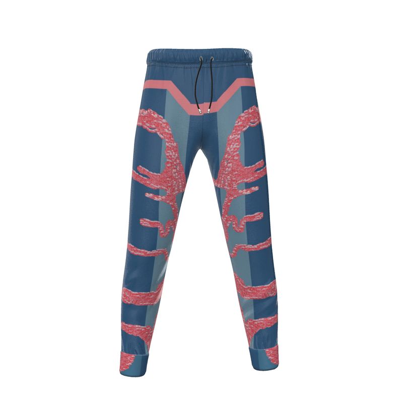 Jogging Bottoms in sandman teal/pink