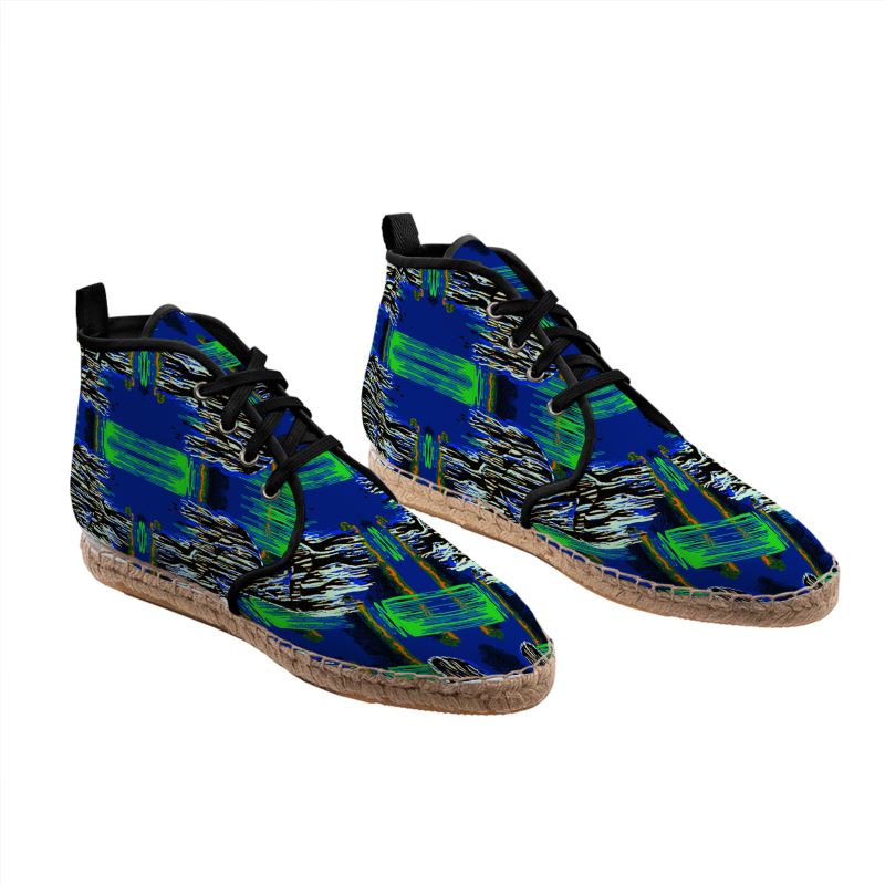 Hi Top Espadrilles in acid drips multi 1