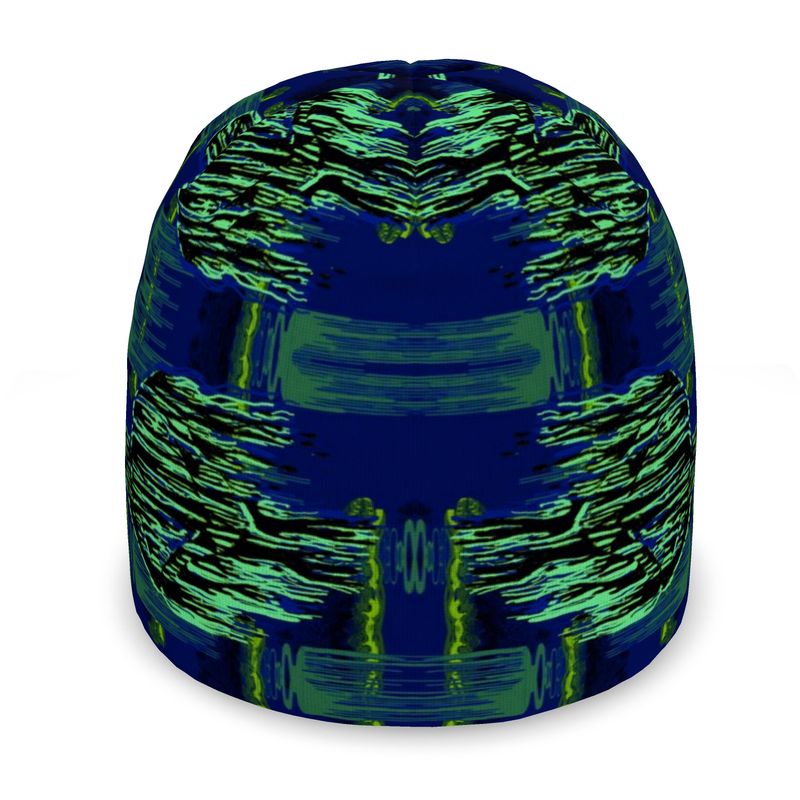 Beanie in acid drips multi 1