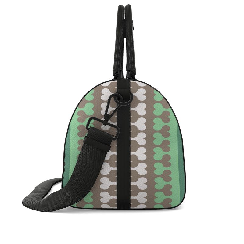 Duffle bag in bona bones green