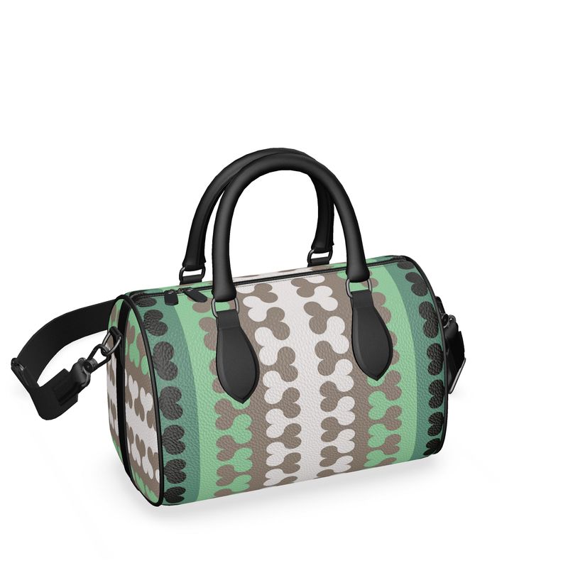 Mini Denbigh Duffle bag in bona bones green