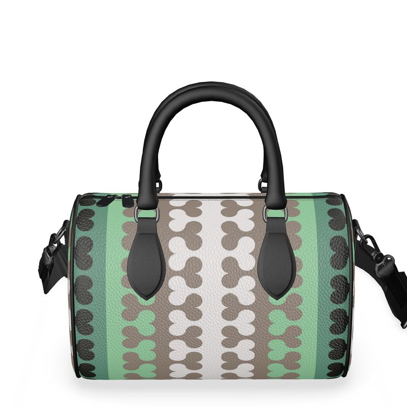 Mini Denbigh Duffle bag in bona bones green