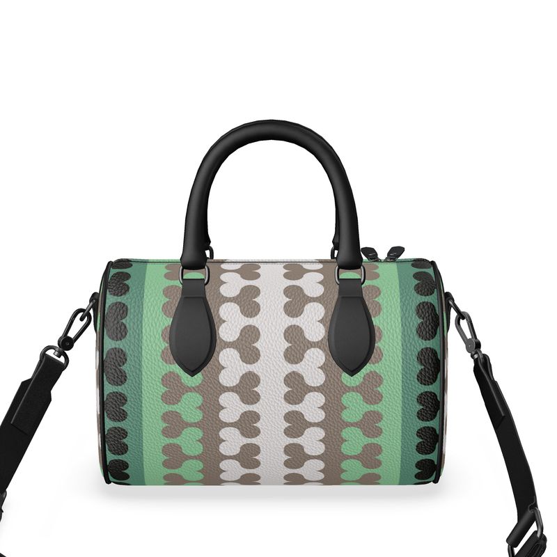 Mini Denbigh Duffle bag in bona bones green