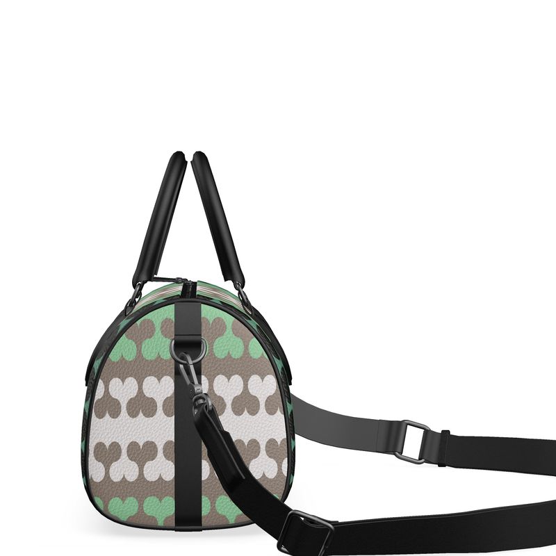 Mini Denbigh Duffle bag in bona bones green