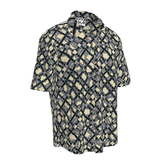 Short Sleeve Shirt in Harness Gray Beige