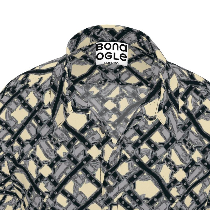 Short Sleeve Shirt in Harness Gray Beige