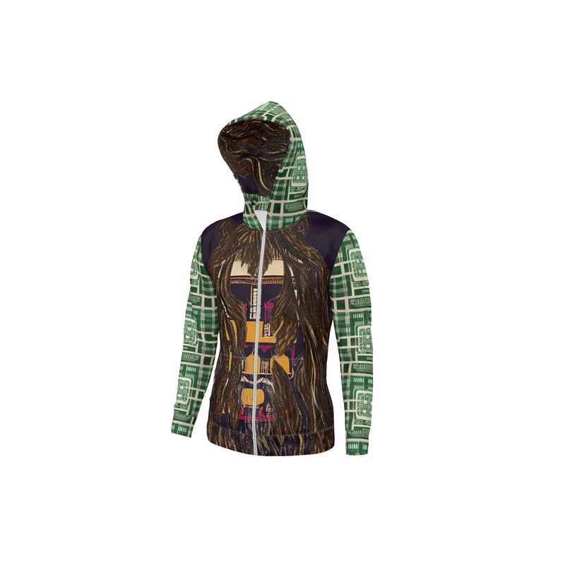 Hoodie jacket  in horse house head multi