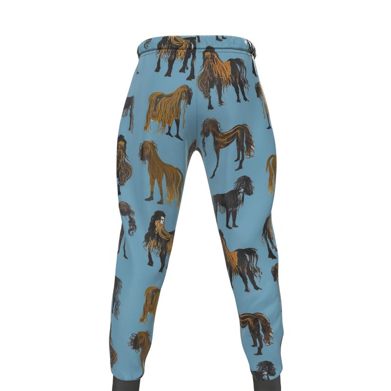 Jogging Bottoms in hairy horse air force blu
