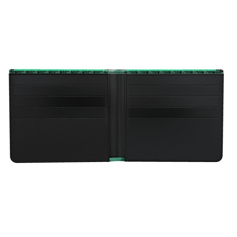 Folding Wallet in Horseman Teal Green