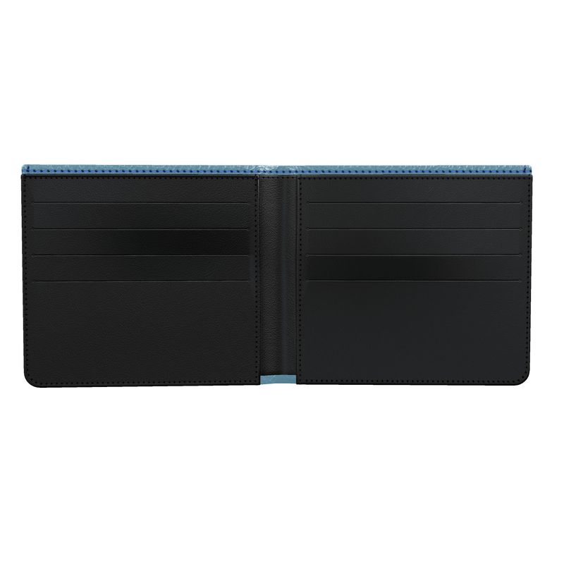 Folding wallet in hairy horses air force blu