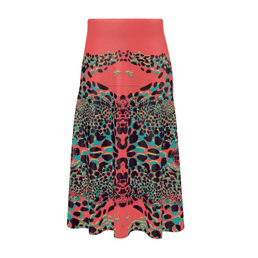 Midi Skirt  inn octopus pink