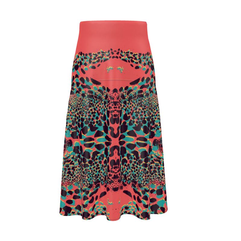 Midi Skirt  inn octopus pink