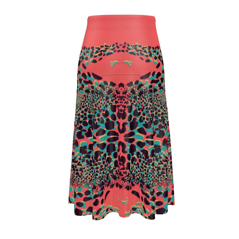 Midi Skirt  inn octopus pink