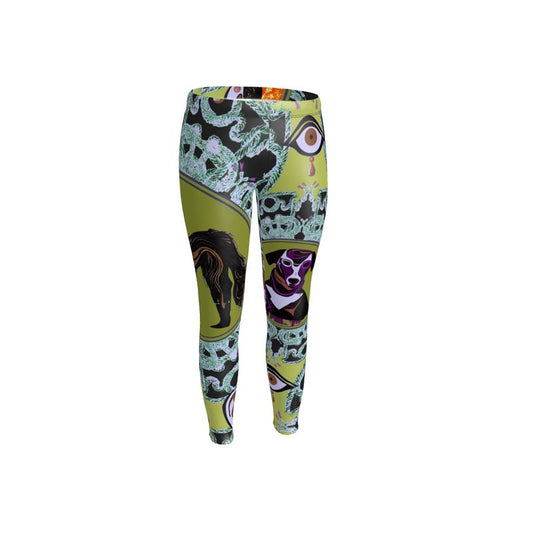 Leggings in creatures green