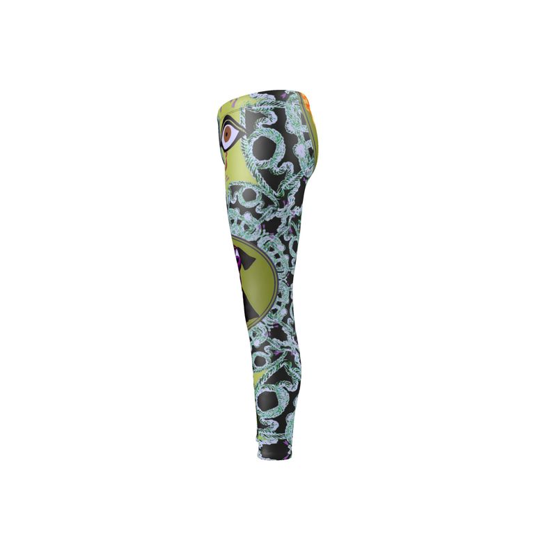Leggings in creatures green
