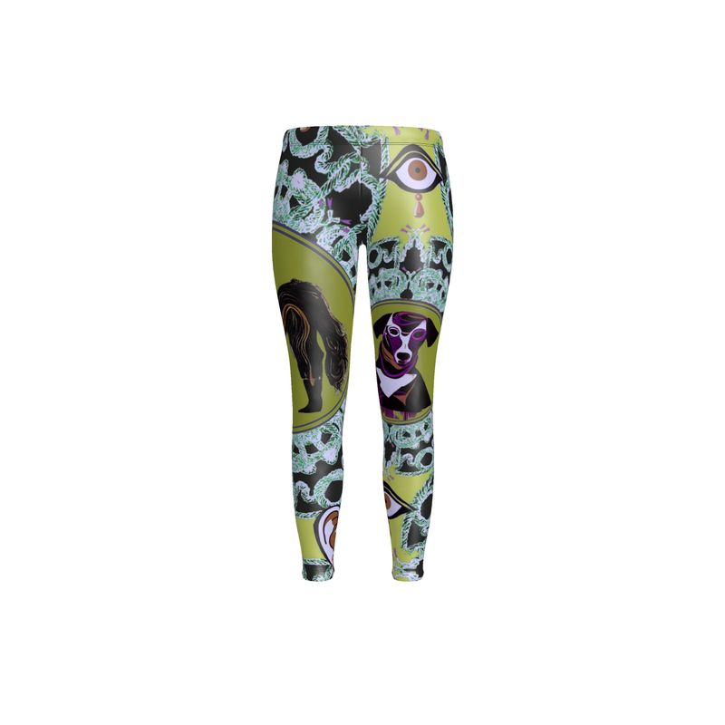 Leggings in creatures green