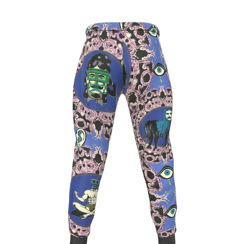 Jogging Bottoms in creatures violet
