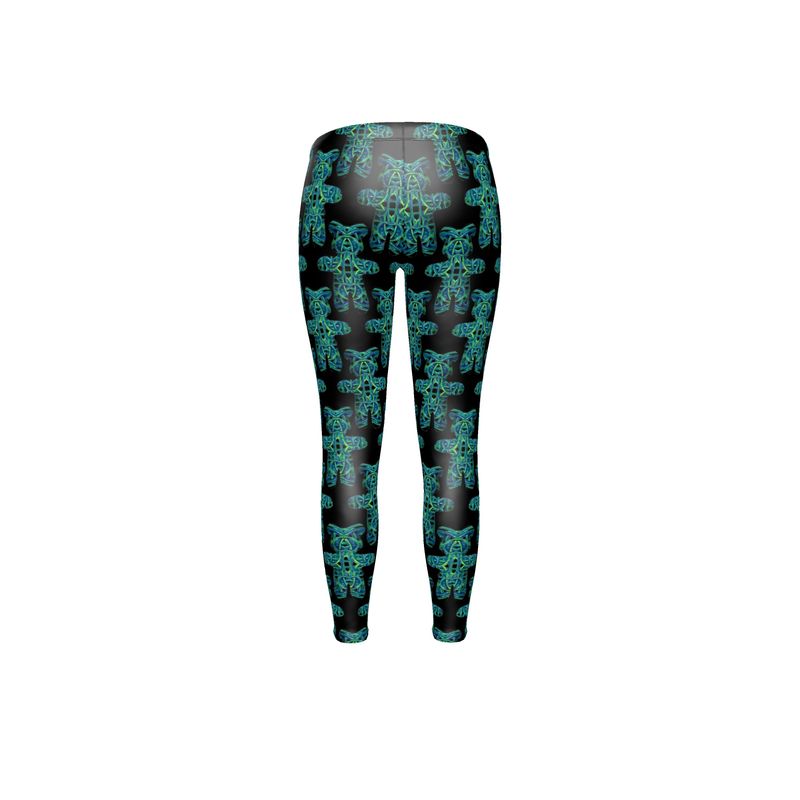 Unisex Leggings in Electric bear multi