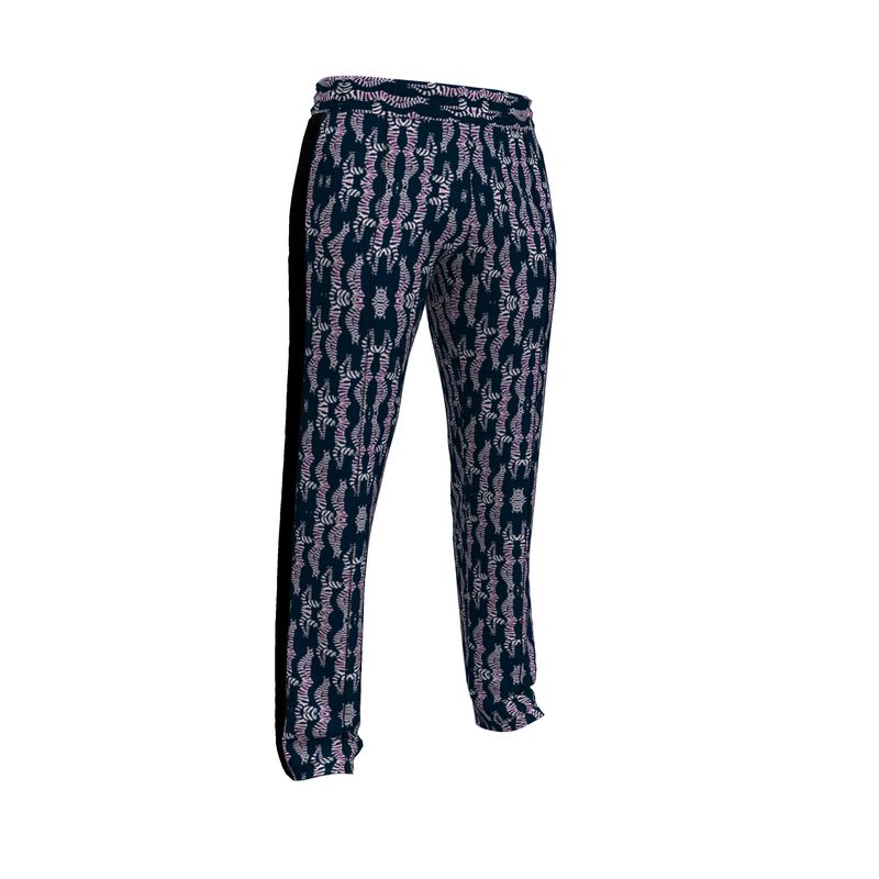 Tracksuit Trousers  in divers colide navy teal and blush