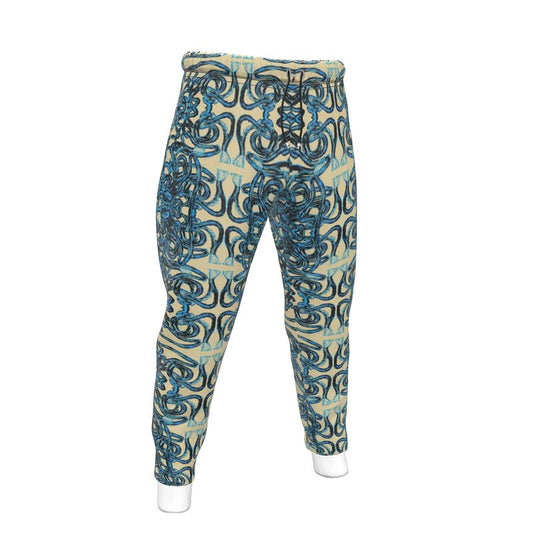 Jogging Bottoms  in electric blue green