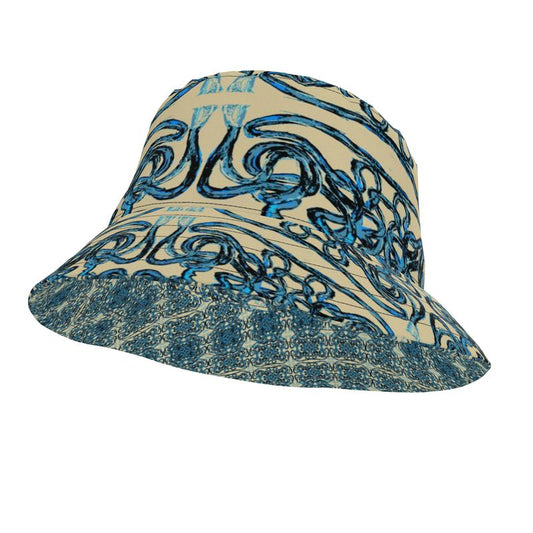 Bucket Hat in electric teal