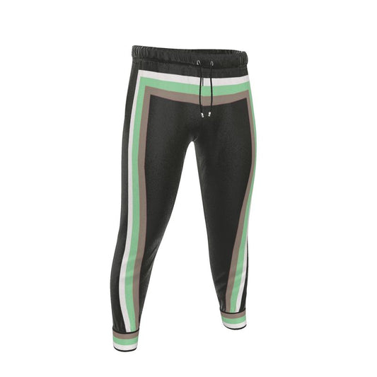 Jogging Bottoms in 3d drop green