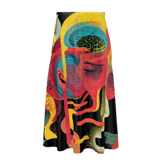 Midi Skirt in big heads