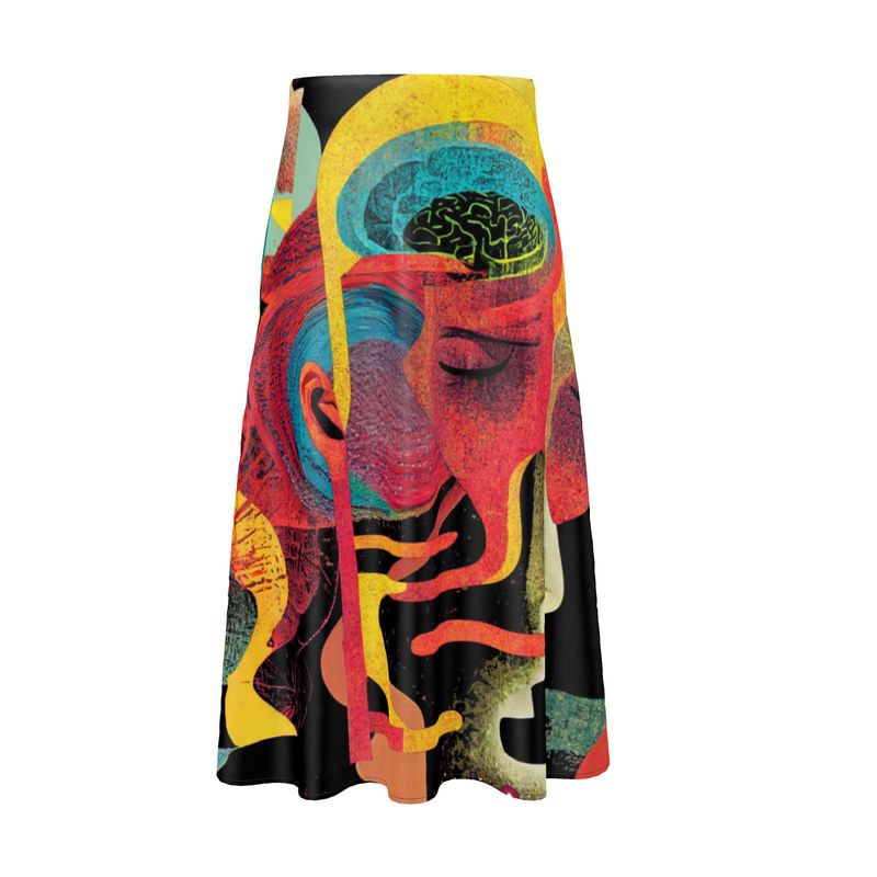 Midi Skirt in big heads