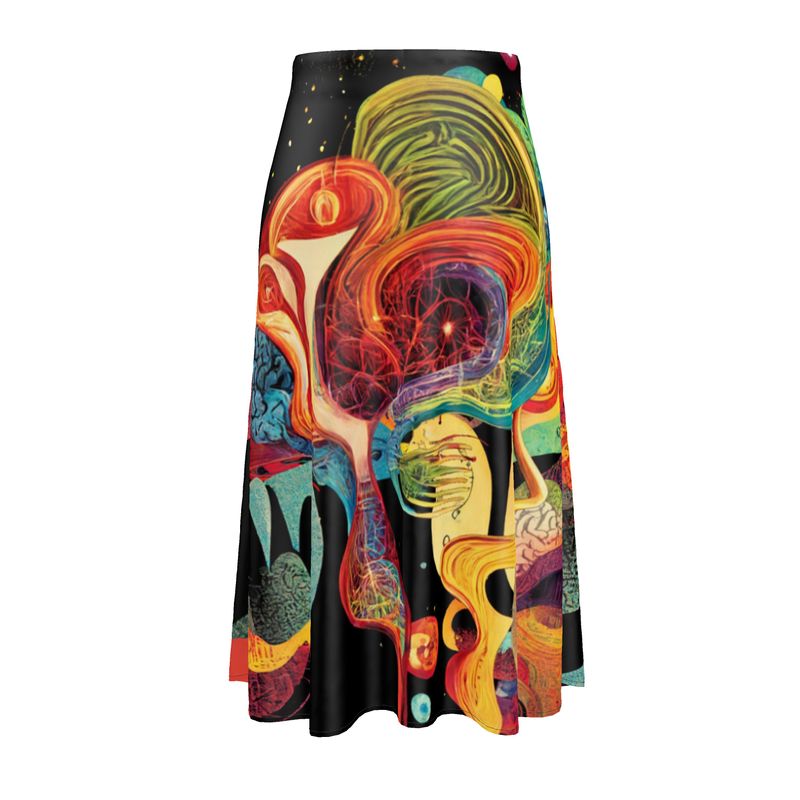 Midi Skirt in big heads