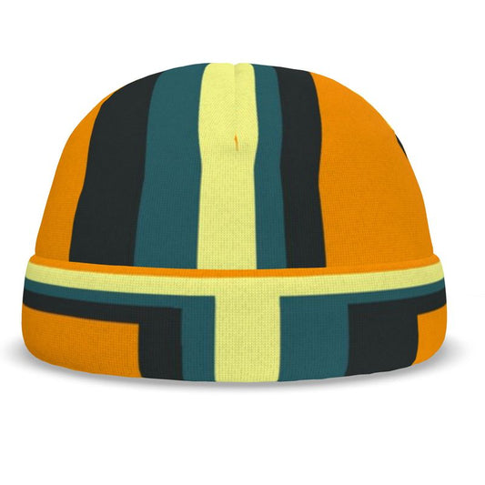 Beanie in 3d orange