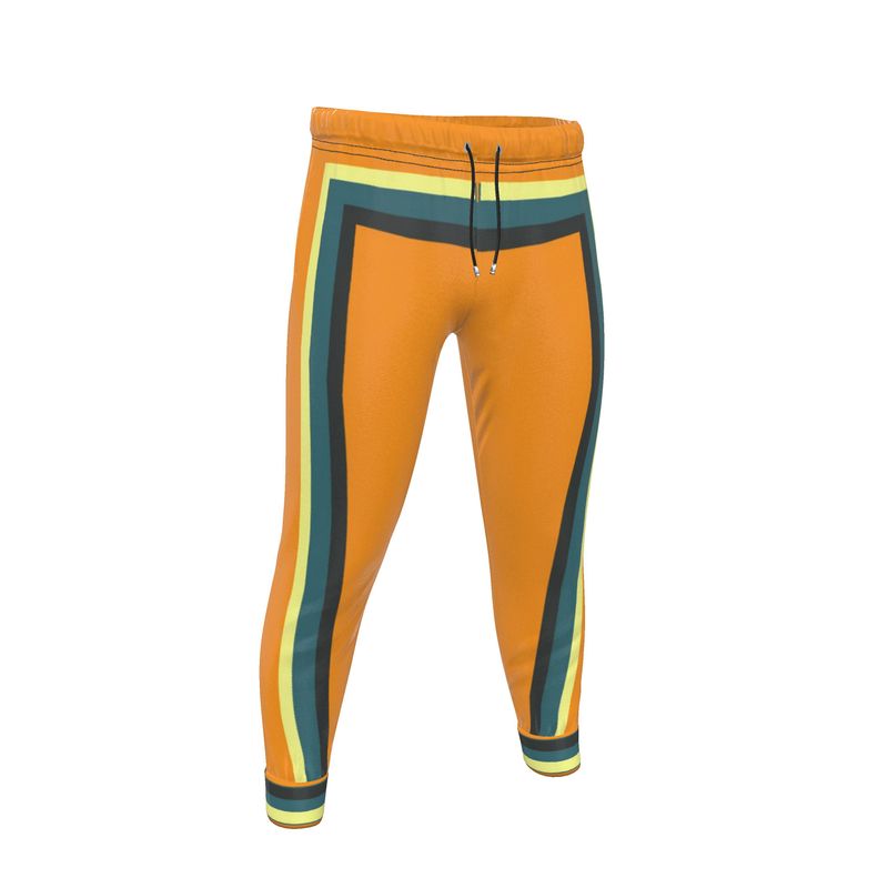 Jogging Bottoms in 3d drop orange