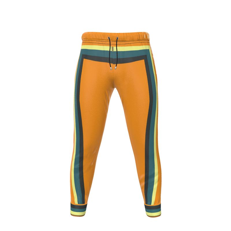 Jogging Bottoms in 3d drop orange