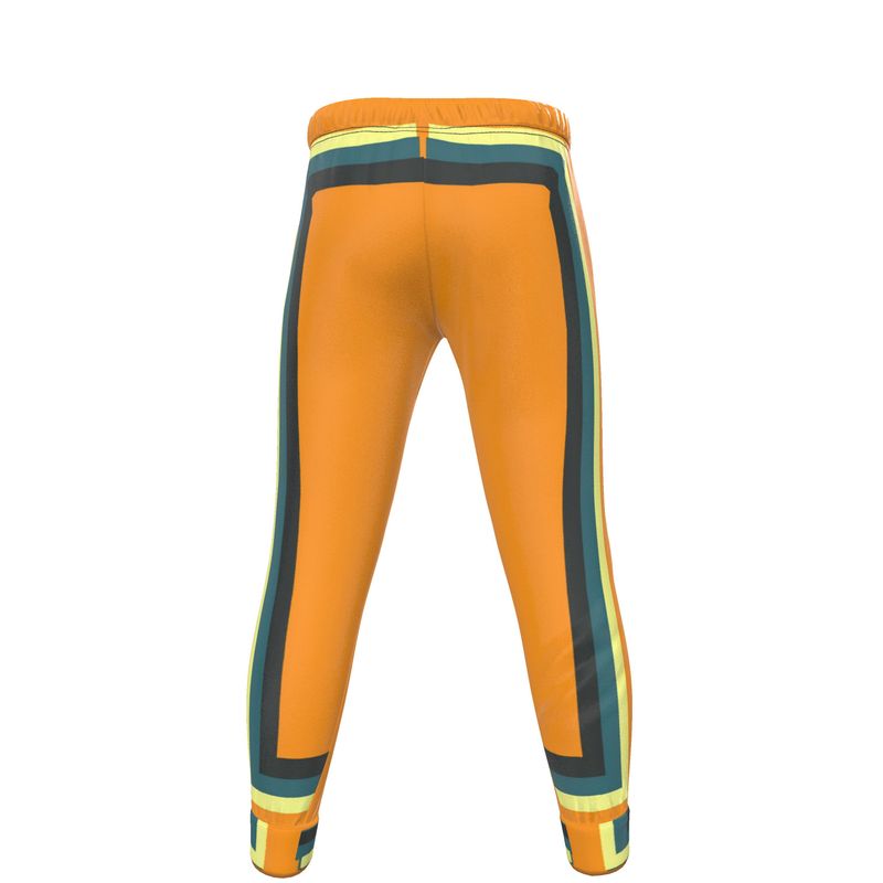 Jogging Bottoms in 3d drop orange